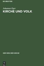 Kirche Und Volk af Johannes Eger