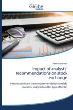 Impact of analysts' recommendations on stock exchange af Piotr Kruszynski