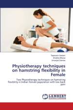 Physiotherapy techniques on hamstring flexibility in Female af Tejaswini Gedam