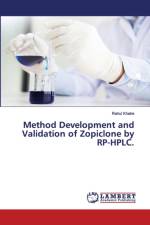 Method Development and Validation of Zopiclone by RP-HPLC. af Rahul Khaire