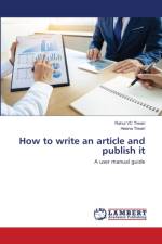 How to write an article and publish it af Rahul VC Tiwari