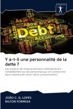 Y a-t-il une personnalite de la dette ? af Lopes Joao C. G. Lopes