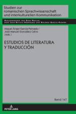 Estudios de Literatura Y Traduccion
