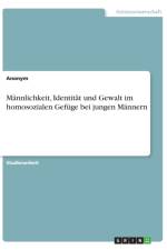 Mannlichkeit, Identitat und Gewalt im homosozialen Gefuge bei jungen Mannern af Anonym
