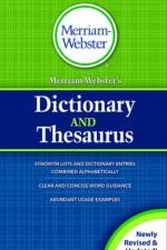 MerriamWebster’s Dictionary and Thesaurus af MerriamWebster
