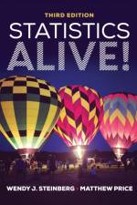 Statistics Alive! af Wendy J. Steinberg