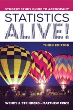 Student Study Guide to Accompany Statistics Alive! af Wendy J. Steinberg