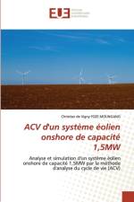 ACV d'un systeme eolien onshore de capacite 1,5MW af Christian de Vigny Foze Moungang