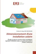 Dimensionnement d'une installation solaire af Christian de Vigny Foze Moungang