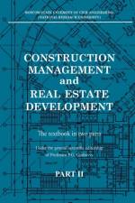 Construction management and real estate development. Part II af Petr Graboviy