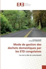 Mode de gestion des dechets domestiques par les ETD congolaises af Christian Numbi