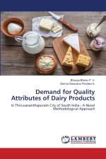 Demand for Quality Attributes of Dairy Products af Serma Saravana Pandian A