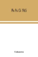 Phi Psi Cli 1965