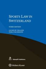 Sports Law in Switzerland af Lucien W. Valloni