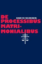 de Processibus Matrimonialibus