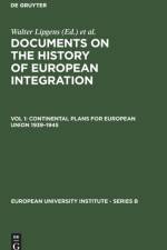 Continental Plans for European Union 1939-1945