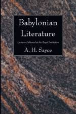 Babylonian Literature af A H Sayce
