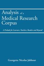 Analysis of a Medical Research Corpus af Georgette Nicolas Jabbour