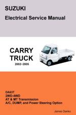 SUZUKI CARRY DA63T Electrical Service Manual & Diagrams af James Danko