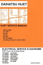 Daihatsu Hijet English Electrical Service Manual S200p S210p S320v S330v af James Danko
