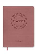 MY FAVORITE PLANNER Udateret / Vintage Rosa af Forlaget Aronsen