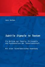 Subtile Signale in Texten af Jens Korbus