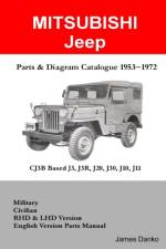 Mitsubishi Jeep CJ3B Based J3R, J20, J30 Parts & Diagram Manual 1953-1972 af James Danko