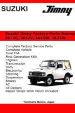 Suzuki Jimny English Factory Parts Manual JA12, JA22W Series af James Danko