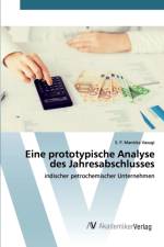 Eine prototypische Analyse des Jahresabschlusses af S P Manicka Vasugi