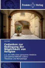 Gedanken zur Bedingung der Moeglichkeit von Religion af Erich Moll