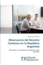 Observancia del Derecho Canonico en la Republica Argentina af Jorge Antonio Di Nicco