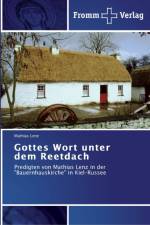 Gottes Wort unter dem Reetdach af Mathias Lenz