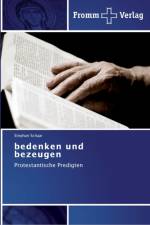 bedenken und bezeugen af Stephan Schaar