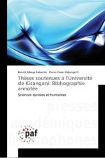 Theses soutenues a l'Universite de Kisangani af Benoît Mbaya Kabambi