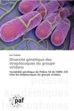 Diversite genetique des streptocoques du groupe viridans af Inès Trabelsi