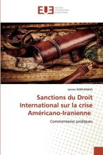 Sanctions du Droit International sur la crise Americano-Iranienne af Janvier Ndikumana