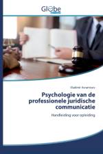 Psychologie van de professionele juridische communicatie af Vladimir Avramtsev
