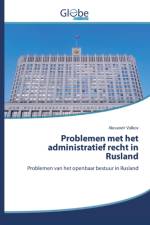 Problemen met het administratief recht in Rusland af Alexandr Volkov