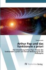 Arthur Pap und das funktionale a priori af Thomas Jaretz