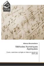 Methodes Numeriques Appliquees af Allaoua Boumediene