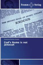 God's Name is not Jehovah af Onyekwelu Paulinus Anaedu