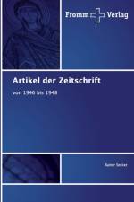 Artikel der Zeitschrift af Rainer Secker