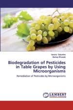 Biodegradation of Pesticides in Table Grapes by Using Microorganisms af Varsha` Salunkhe