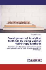 Development of Analytical Methods By Using Various Hydrotropy Methods af Deepak Shrivastava