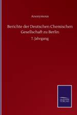 Berichte der Deutschen Chemischen Gesellschaft zu Berlin af Anonymous
