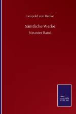 Samtliche Werke af Ranke Leopold von Ranke