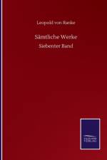 Samtliche Werke af Ranke Leopold von Ranke