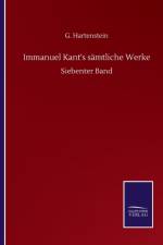 Immanuel Kant's samtliche Werke af Hartenstein G. Hartenstein