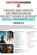 Create and Update an Unresourced Project using Elecosoft (Asta) Powerproject Version 15.2 af Paul E Harris