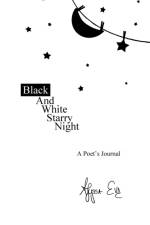 Black and White Starry Night af Alyssa Eve